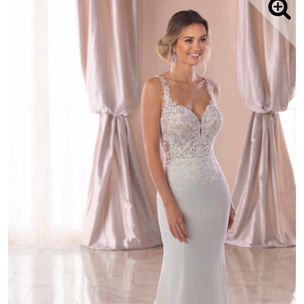 Stella York Wedding dress 6834 size 4 ivory white